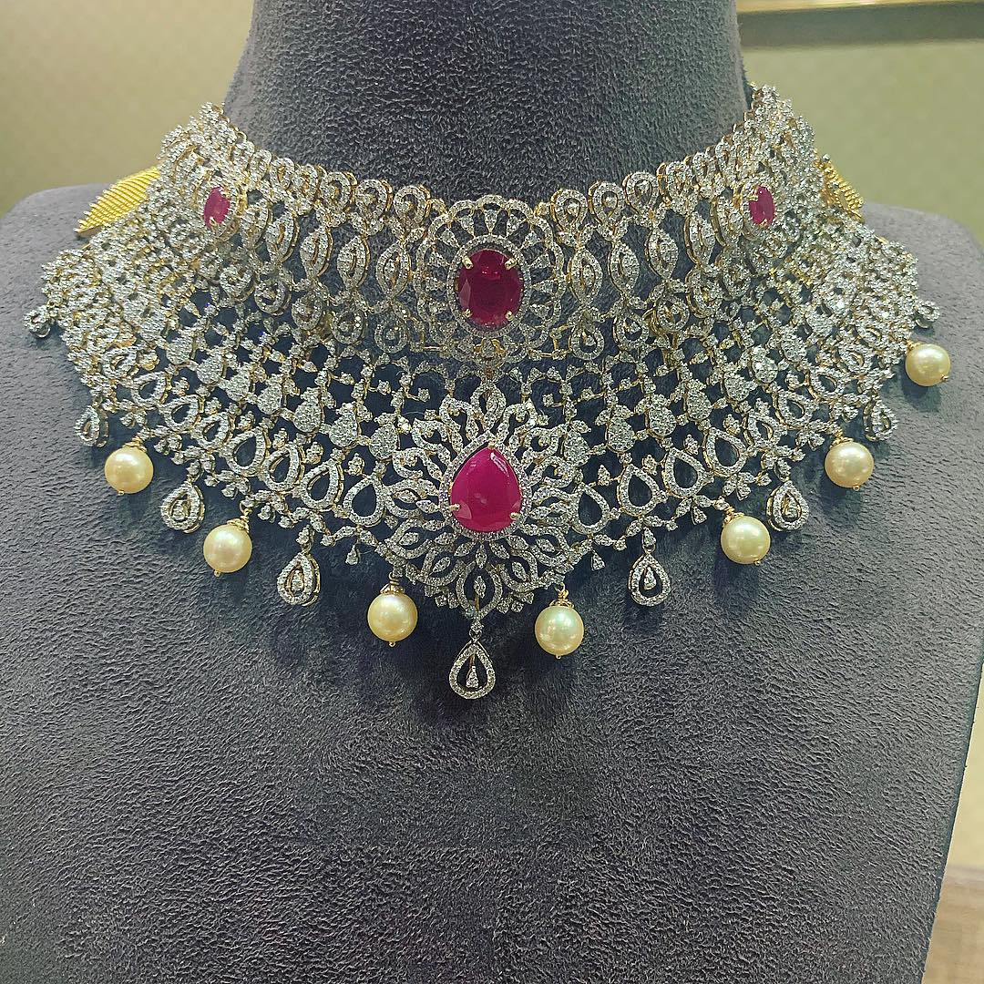 diamond-choker-necklace-designs-2019 (4)