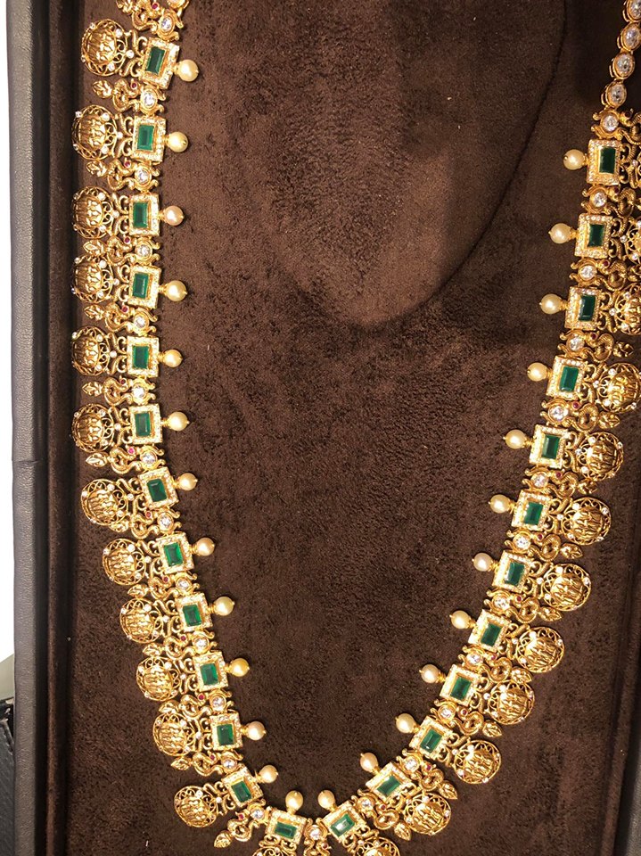 Long gold haram hot sale latest designs