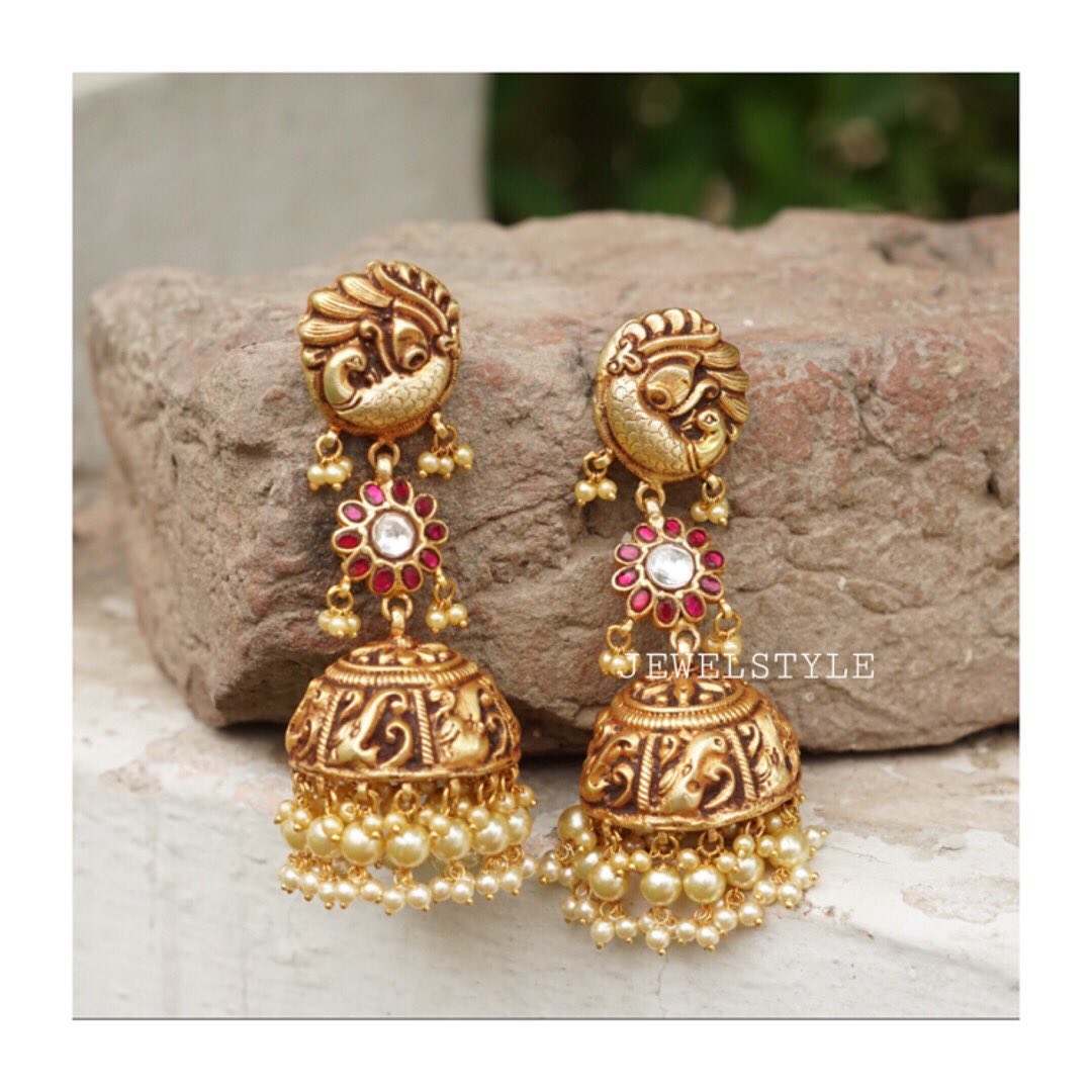 Jhumka earrings hot sale designs latest