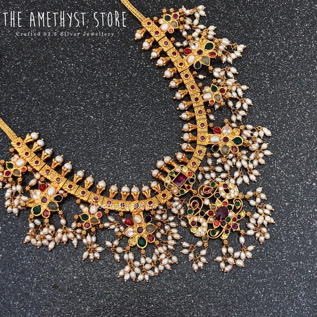 gold-plated-silver-antique-jewellery-designs-2019 (1)