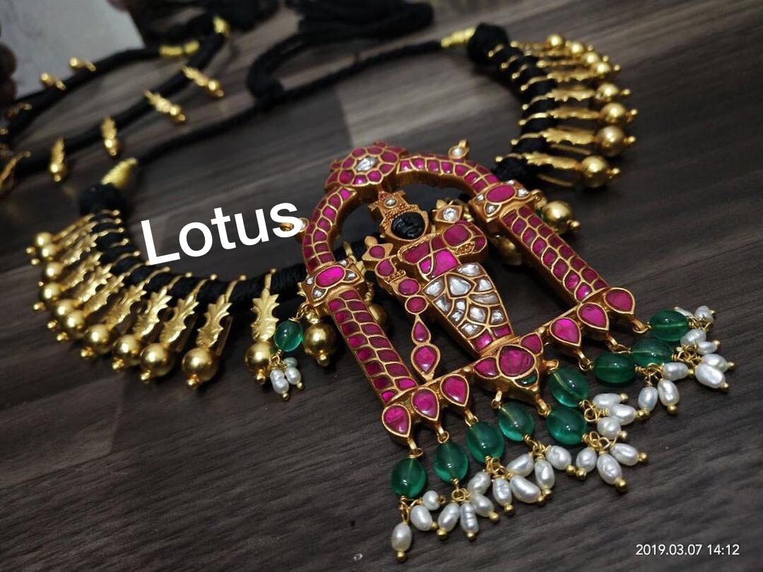 gold-plated-silver-antique-jewellery-designs-2019 (6)