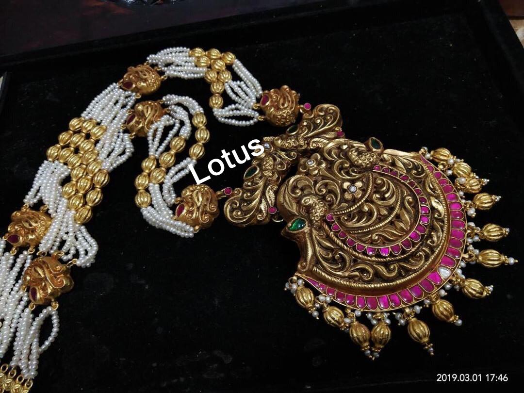 gold-plated-silver-antique-jewellery-designs-2019 (7)