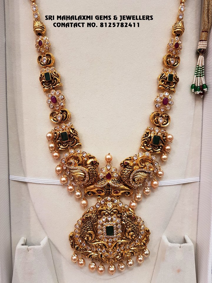 shop-south-indian-gold-haram-designs-online (5)