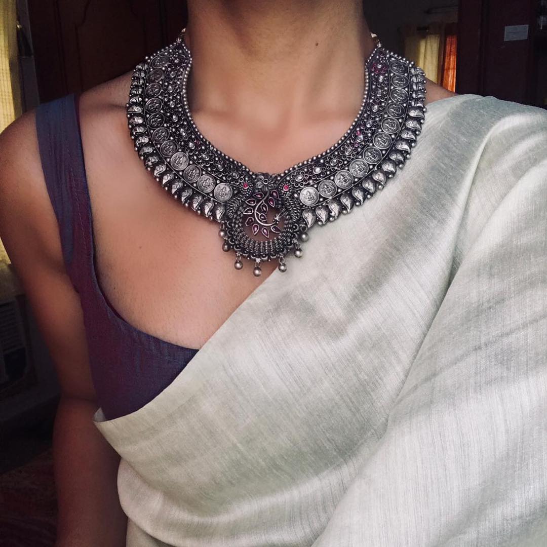 Coin on sale choker silver