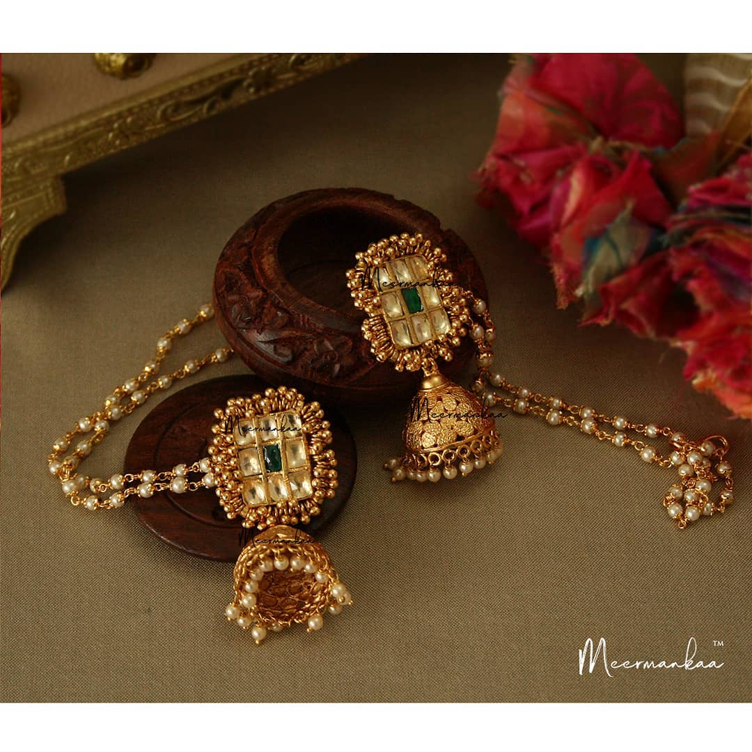 Kundan and deals polki jewellery online