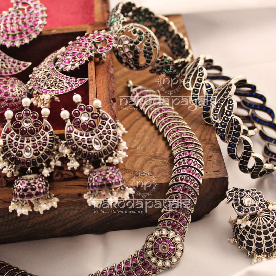 Silver jewellery hot sale set price