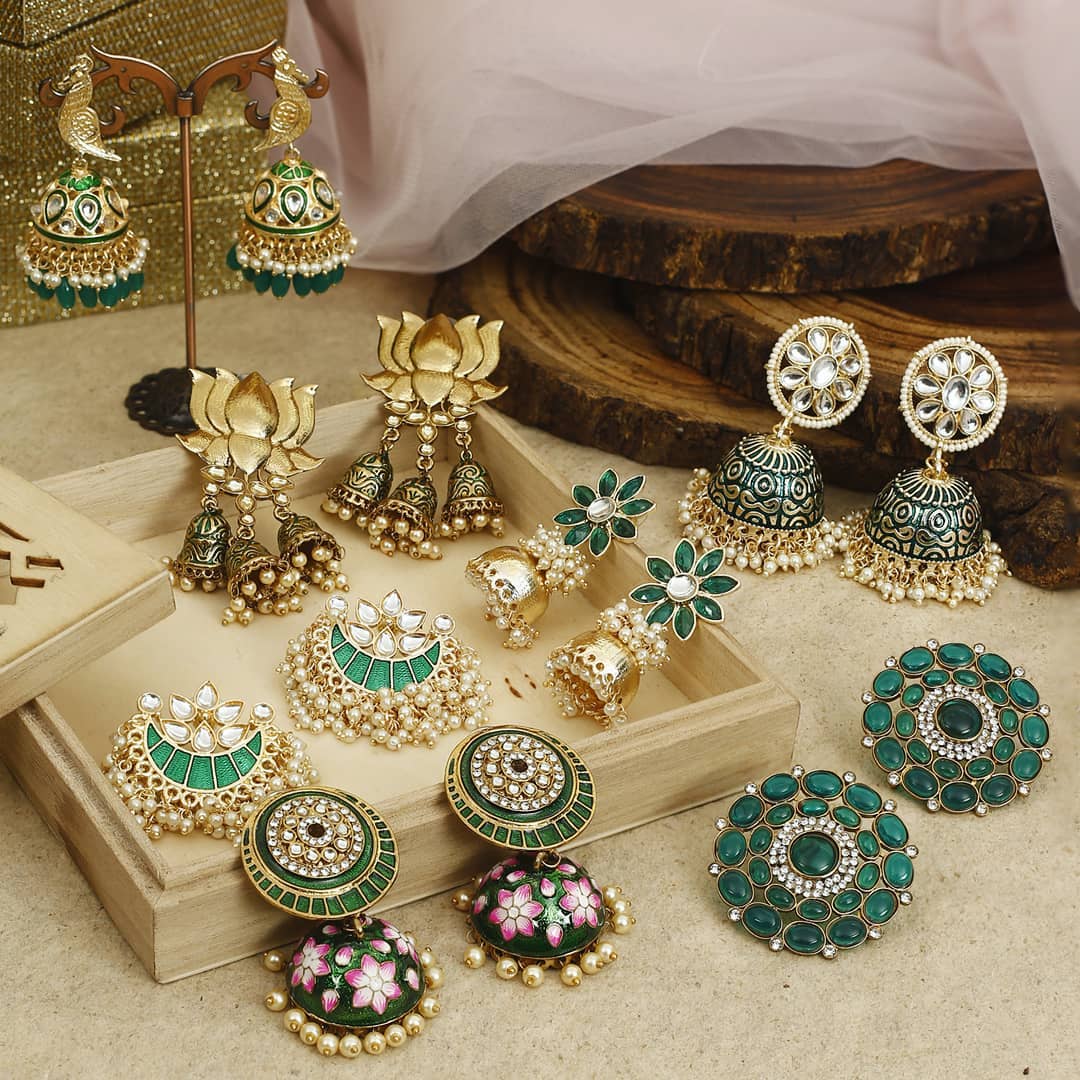 Ethnic earrings hot sale online shopping