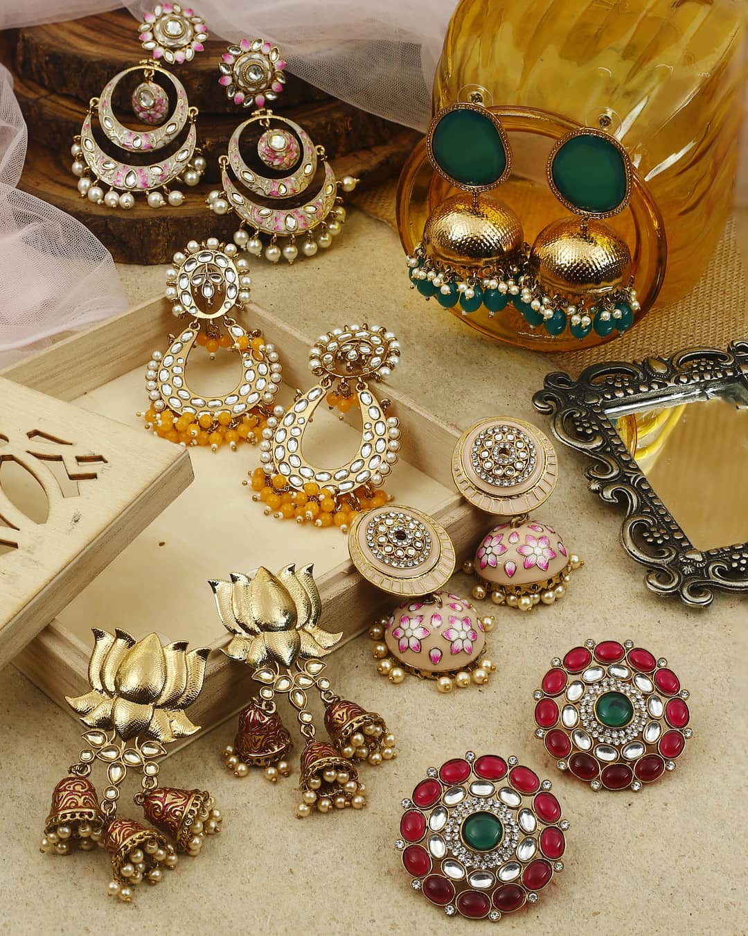 Buy Ultra Pretty Ethnic Earrings Online Now   Ethnic Earrings Online9 