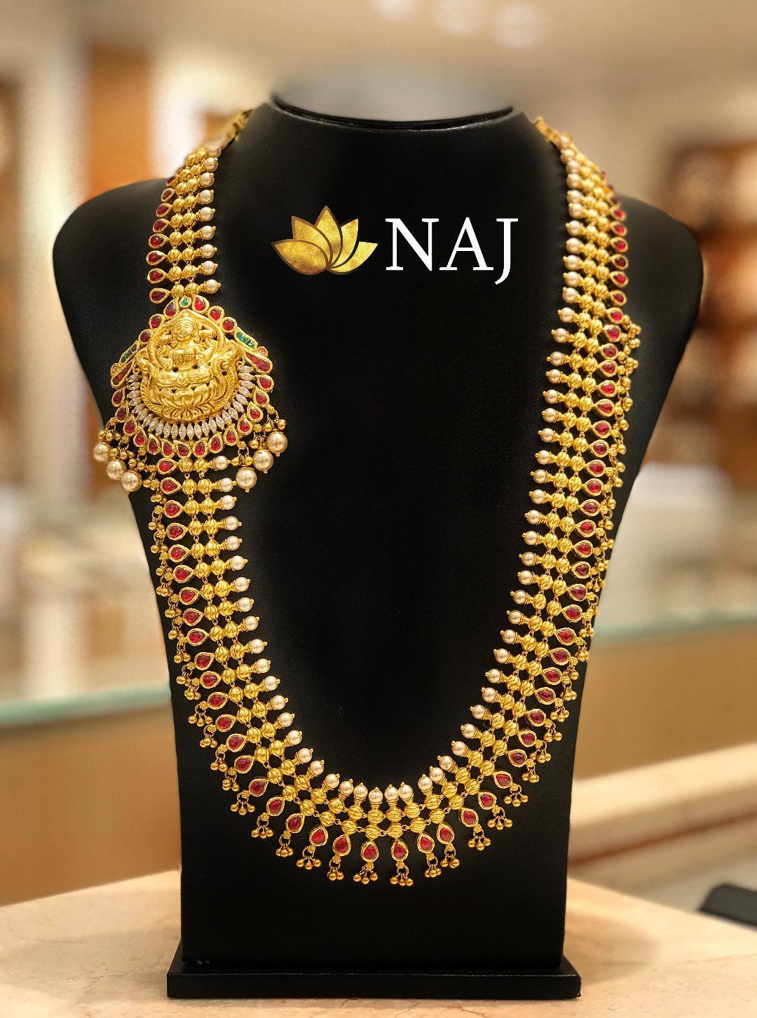 21 Most Beautiful Traditional Gold Necklace And Haram Designs • South