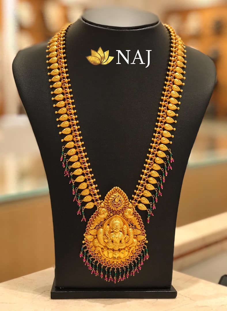 Latest long gold necklace sale designs 2019