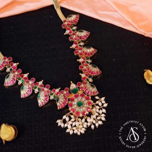 Don't Miss These Antique Ruby Necklace Designs • South India Jewels