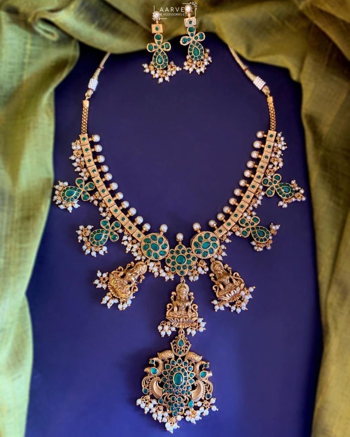 Don't Miss These Latest Lakshmi Temple Jewellery Designs • South India ...