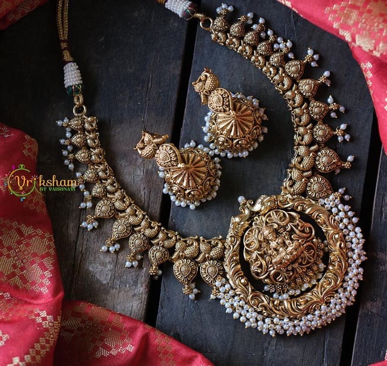 South indian on sale necklace design