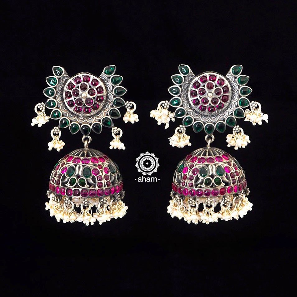 Trending Silver Jhumka Designs You Need To Own! • South India Jewels