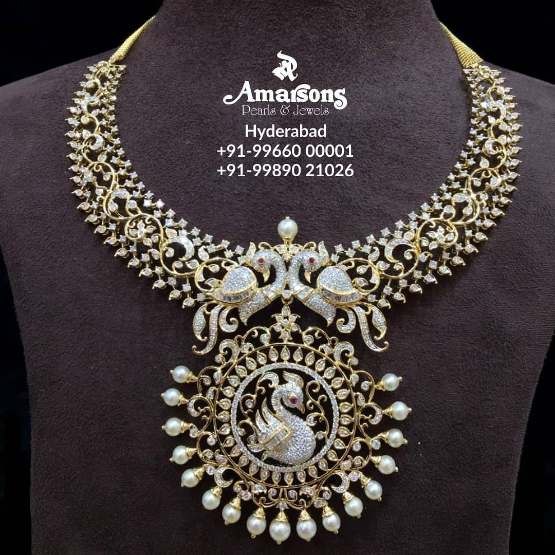 Buy Atasi International Gold Plated Purple Crystal Diamond Necklace with  Earrings and Maang Tikka for Women - Jewellery Set for Party, Wedding,  Engagement (RGPU5745) at Amazon.in