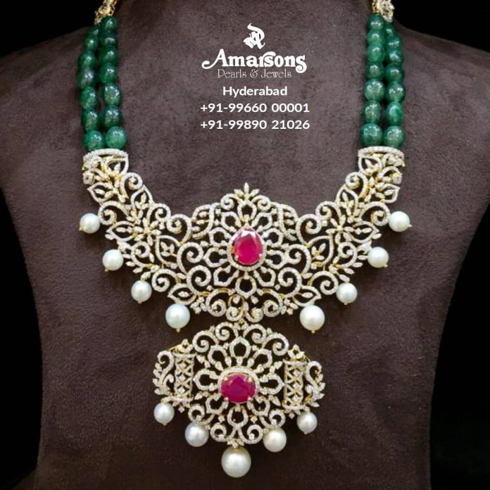 Bridal Diamond Necklace Sets That Will Steal Your Heart!! • South India ...