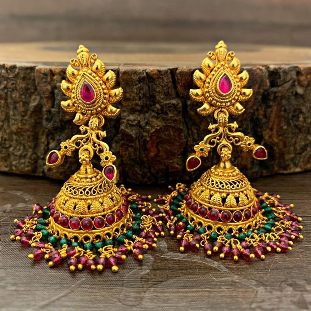 antique earrings designs-1