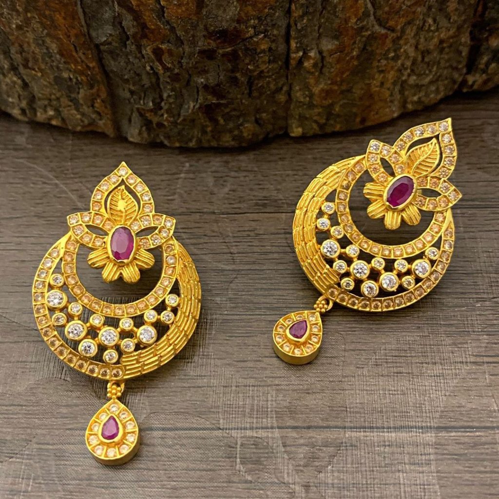 antique earrings designs-10