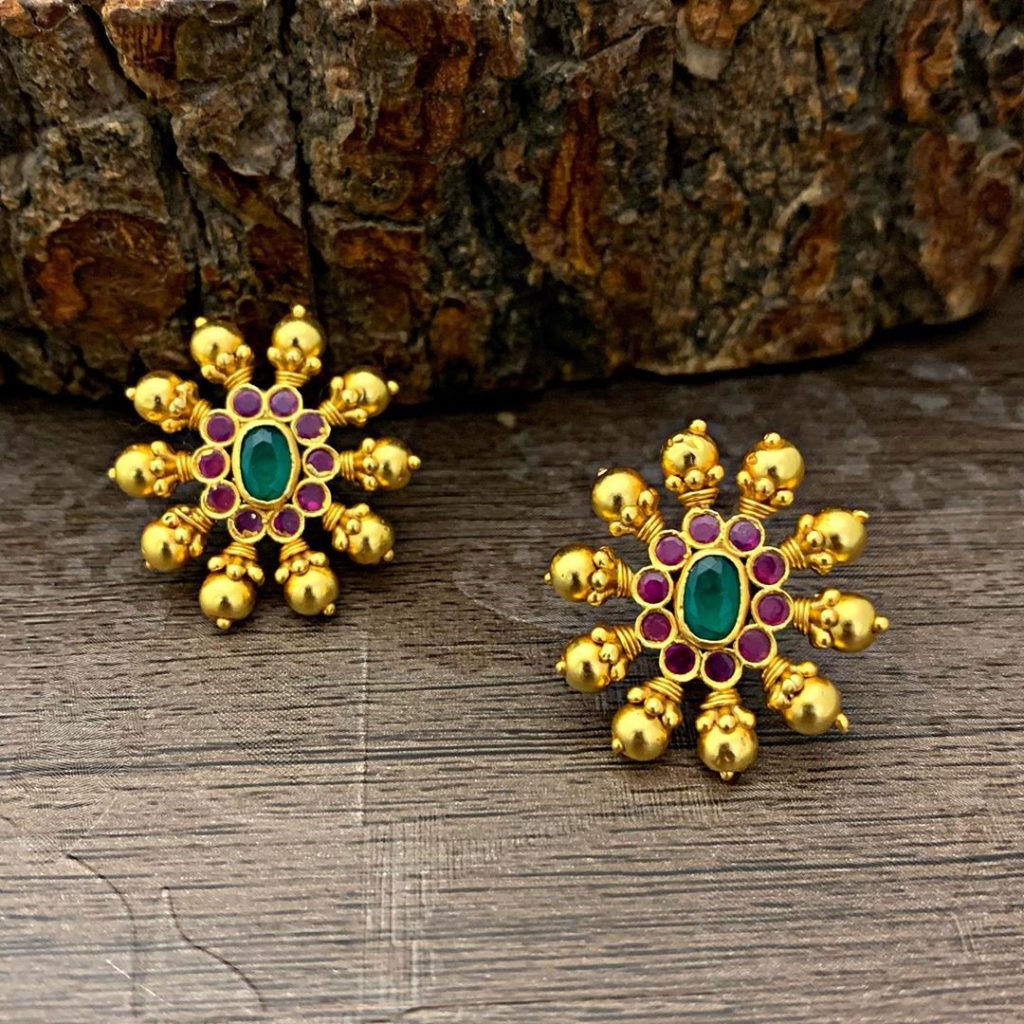 antique earrings designs-11