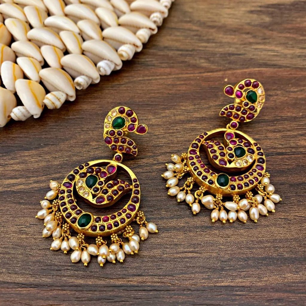 antique earrings designs-12