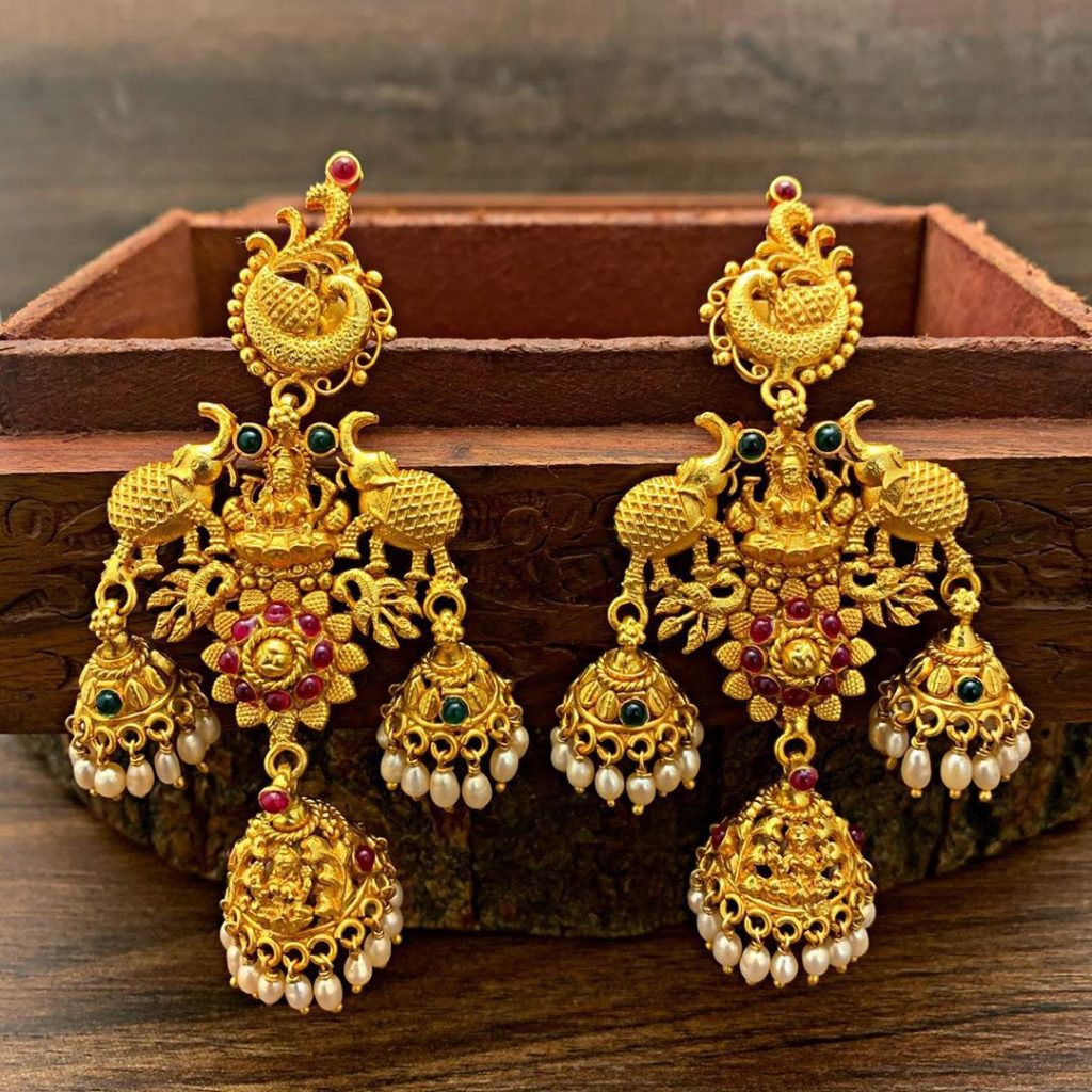 antique earrings designs-13