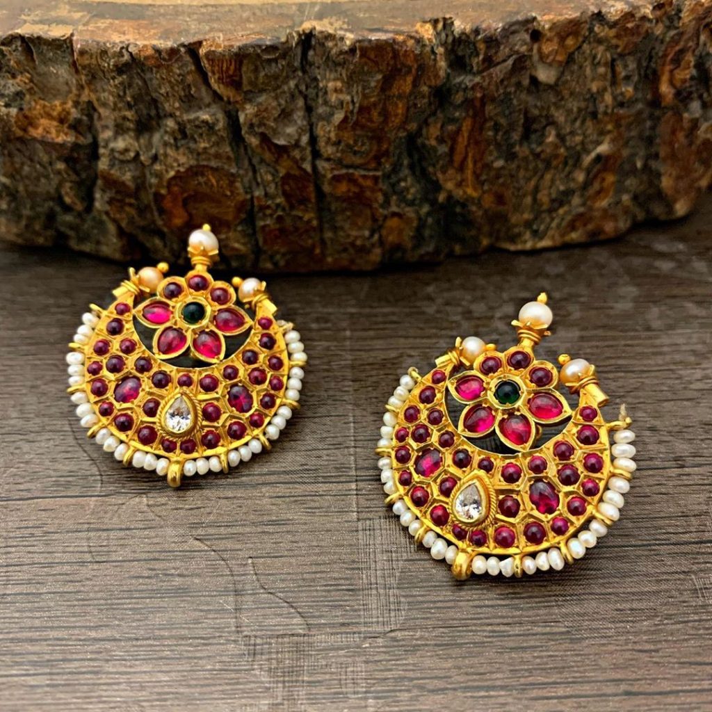 antique earrings designs-14