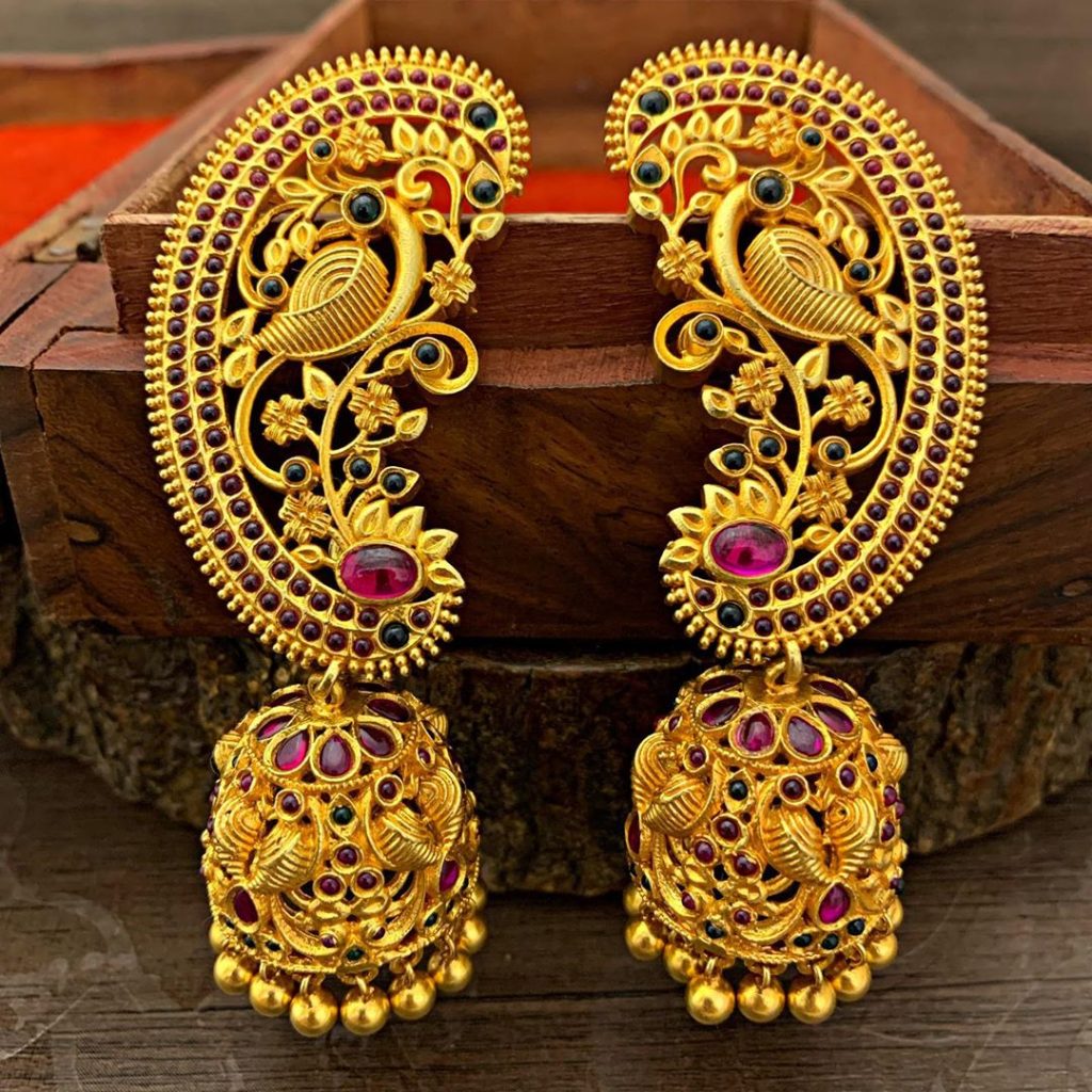 antique earrings designs-2