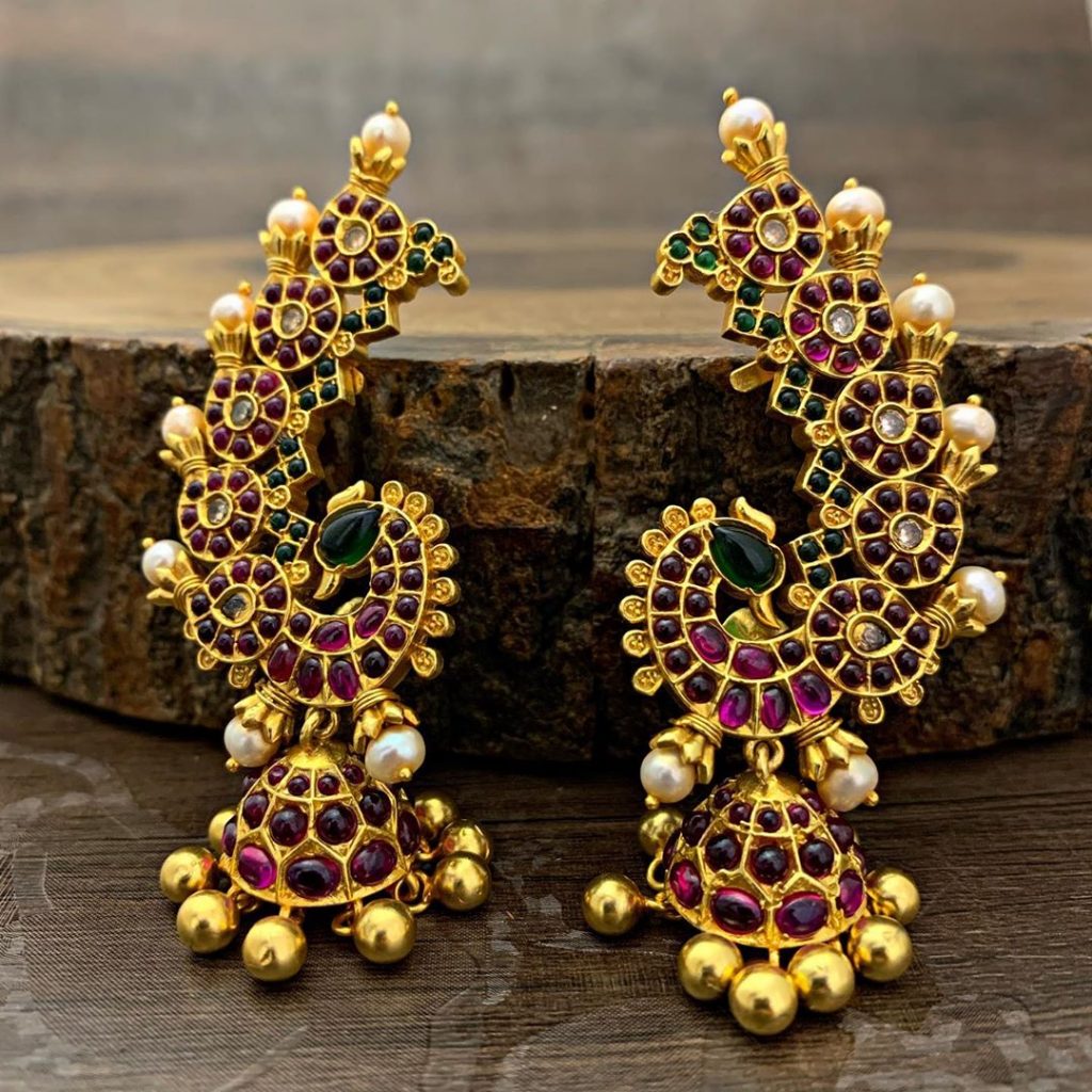antique earrings designs-4