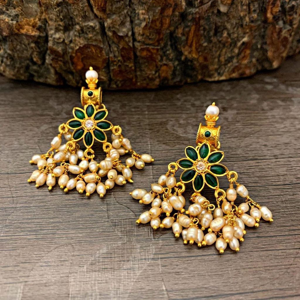 antique earrings designs-6