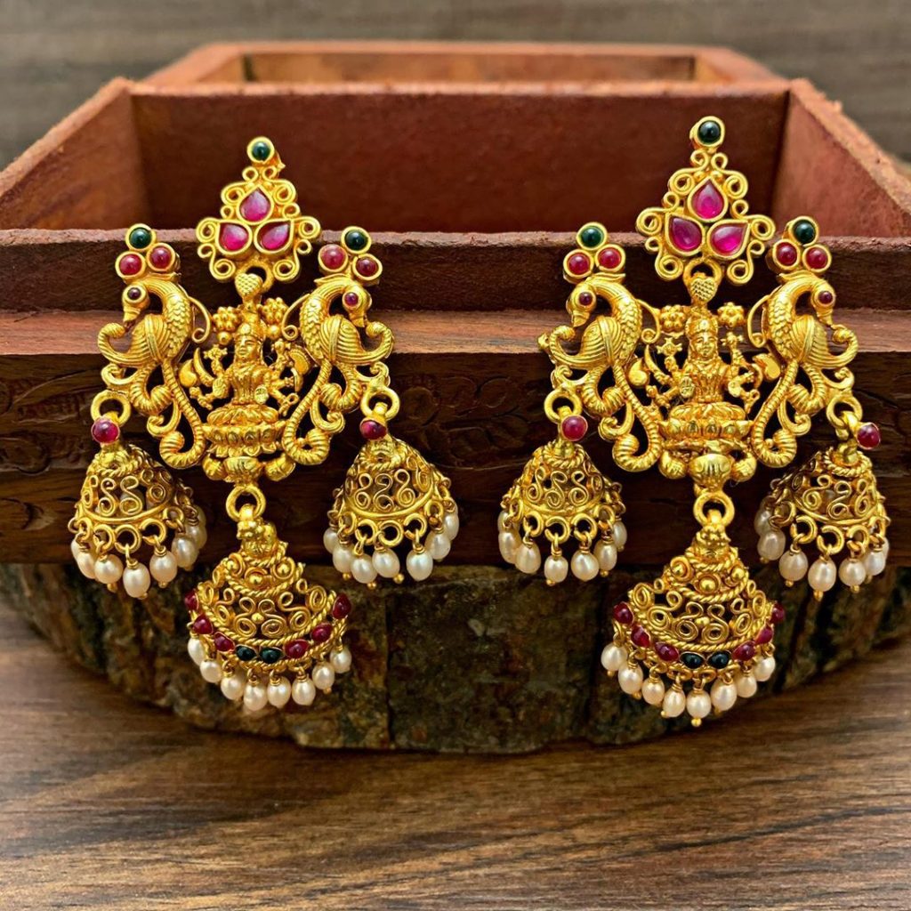 antique earrings designs-8