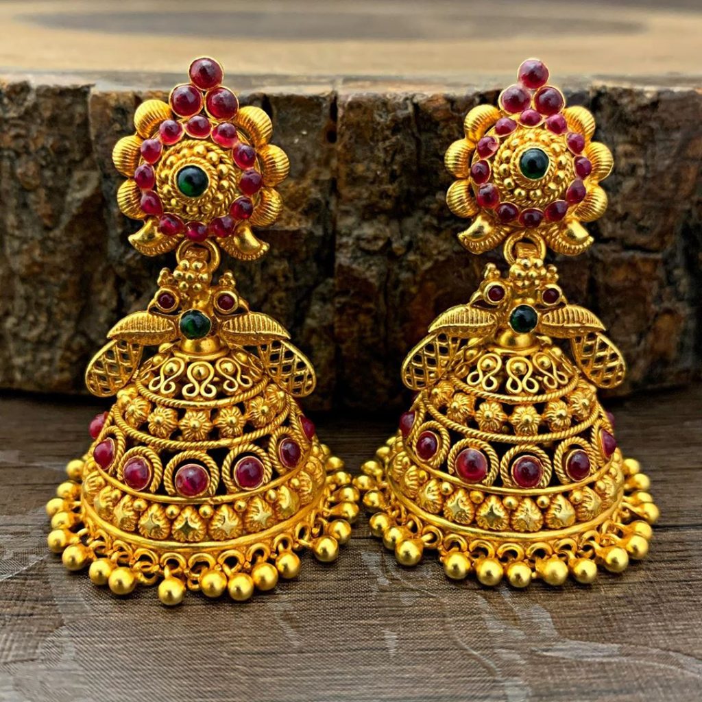 antique earrings designs-9