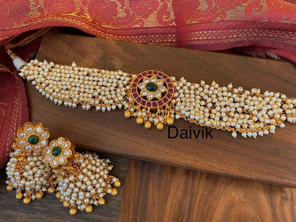 Must Have Classy Choker Collections South India Jewels