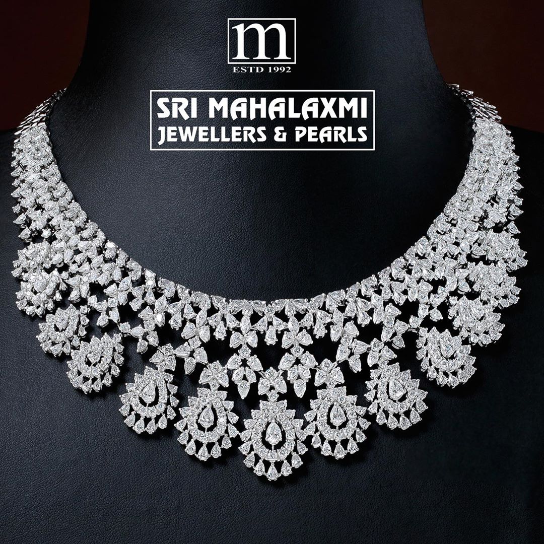 Breathtaking Bridal Diamond Necklace Designs Are Here! • South India Jewels