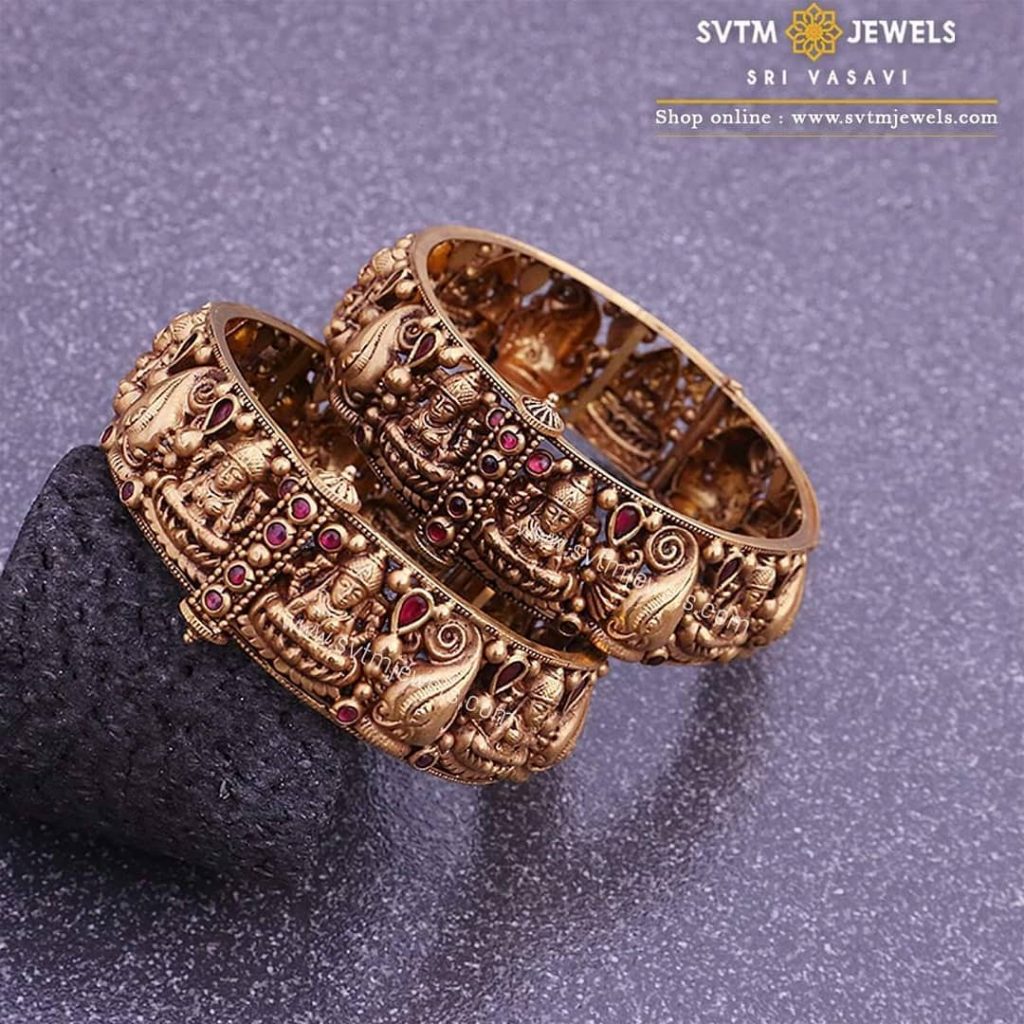 gold-antique-bangles-designs-10