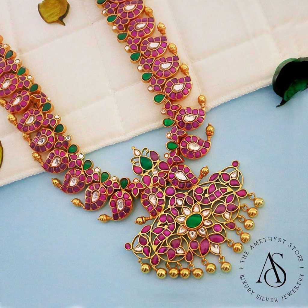 adorable-gold-plated-pure-silver-kundan-jewellery-collections-south