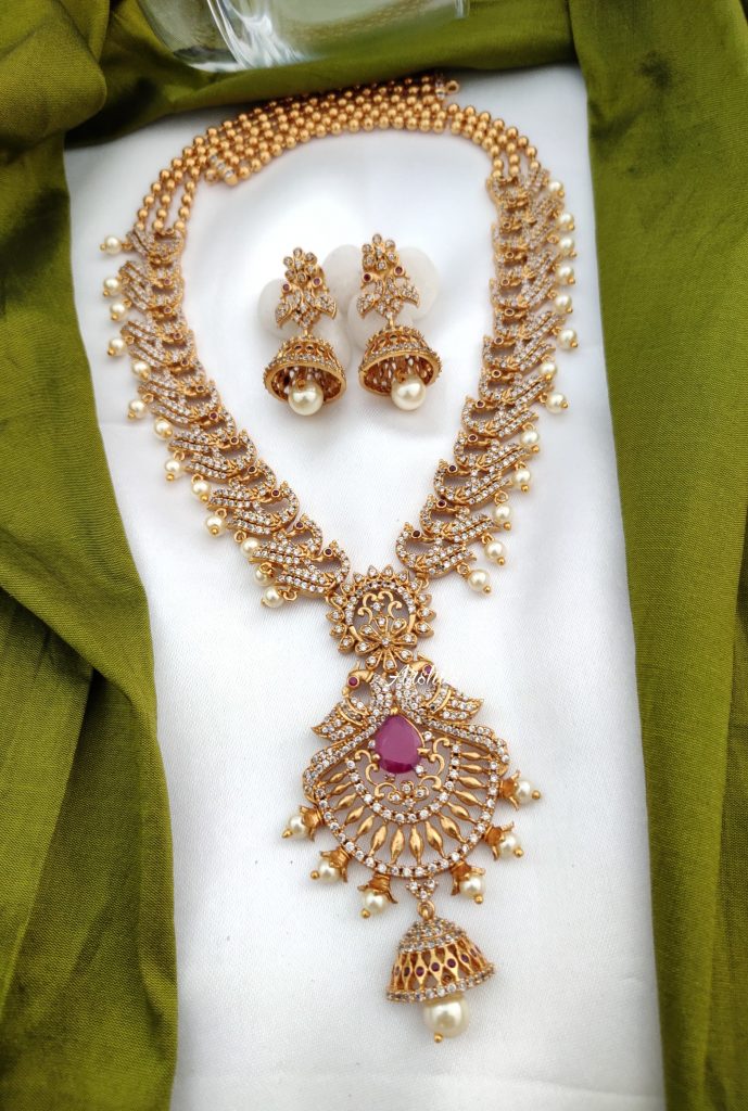 Shop For Stunning Imitation Antique Necklace Sets Here • South India Jewels