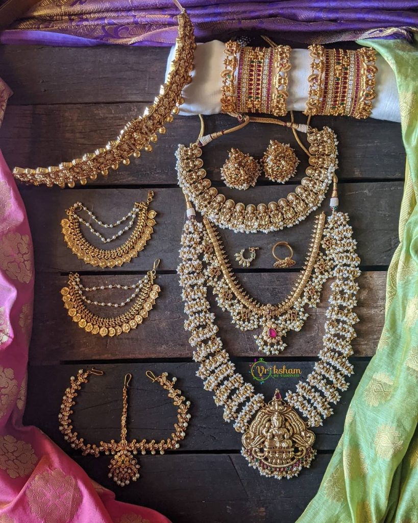 South indian bridal on sale jewellery sets