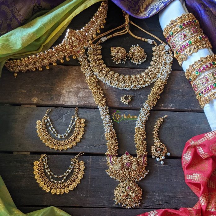 South Indian Bridal Jewellery Set 15 696x696 