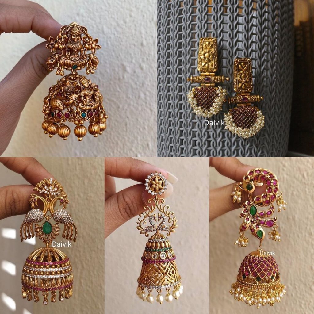 antique-jhumkas-imitation-online