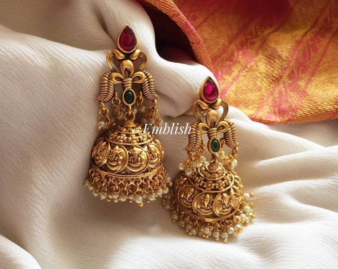 These 3 Brands Have The Hot Selling Antique Jhumkas Collection ...