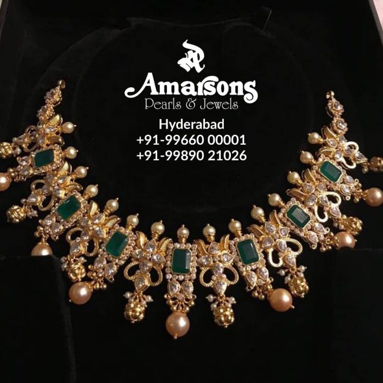 Shop All the Trending Gold Necklace Designs Here! • South India Jewels