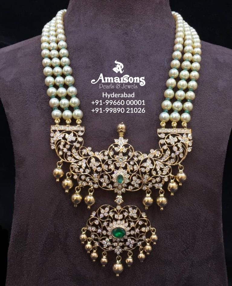 Shop All the Trending Gold Necklace Designs Here! • South India Jewels