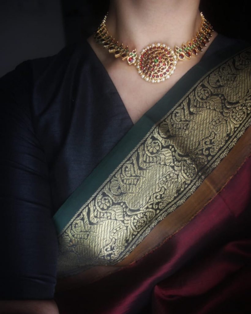 necklace for saree online 16