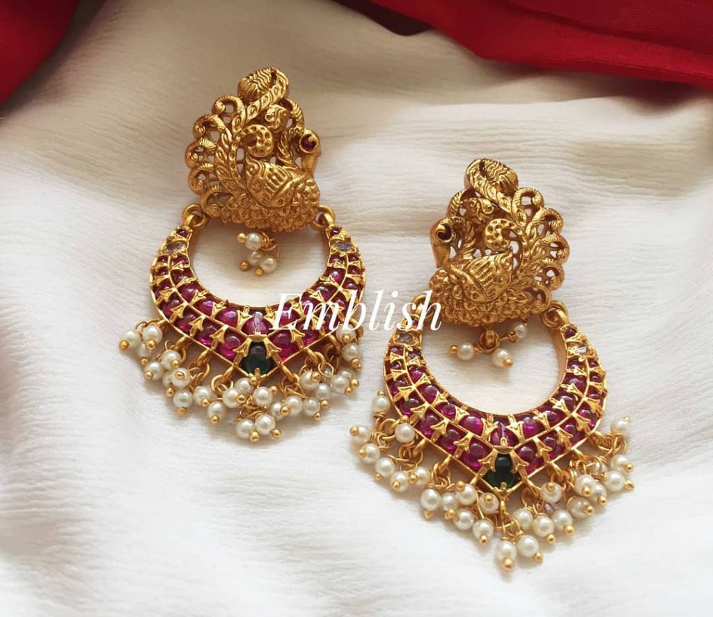 Iconic Earrings Designs To Pair Up With Ethnic Outfits!! • South India ...