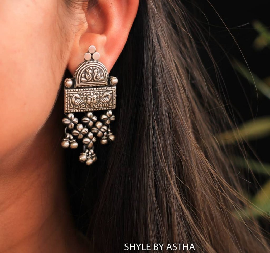 silver-earrings-boho