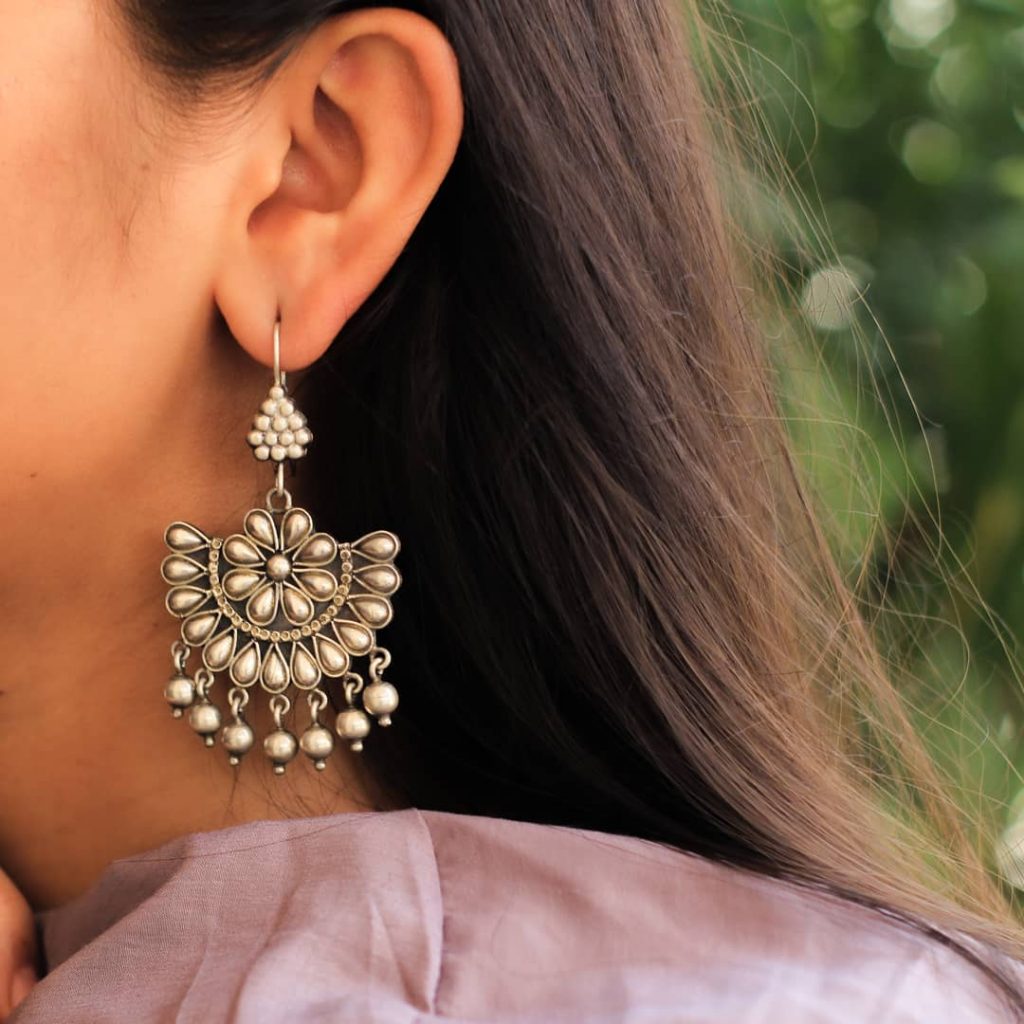 Best Silver Earrings To Achieve The Perfect Boho Look  South India Jewels