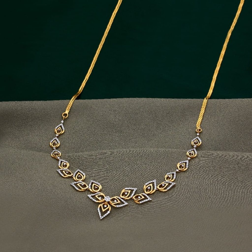 Diamond string deals necklace designs