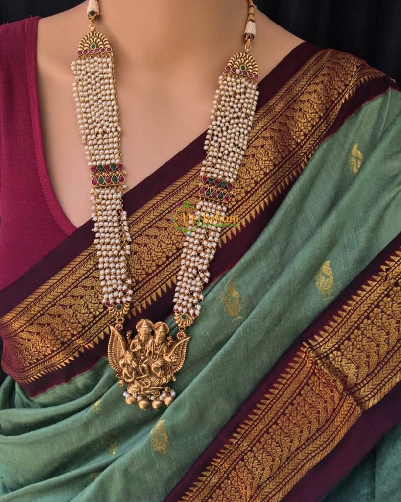 traditional-necklace-for-saree-7