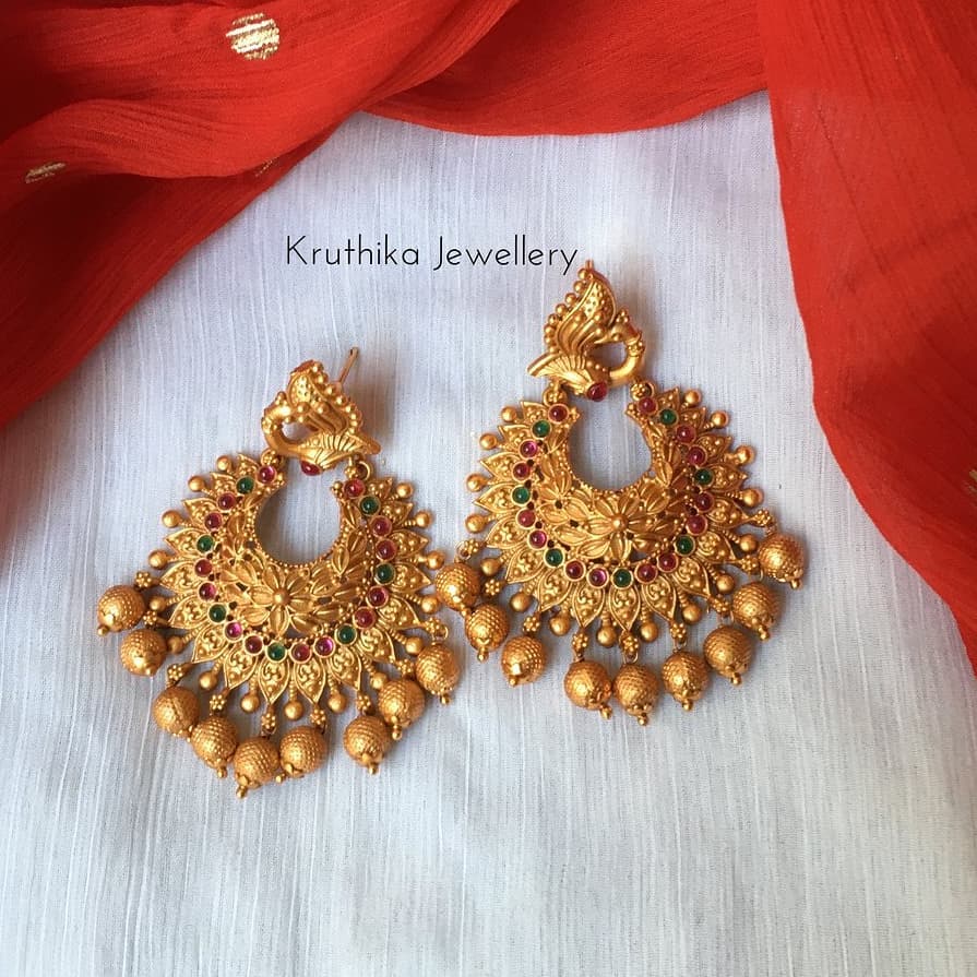 Latest Indian Antique Earrings   NEW Designs 2022  2023  South India  Jewels