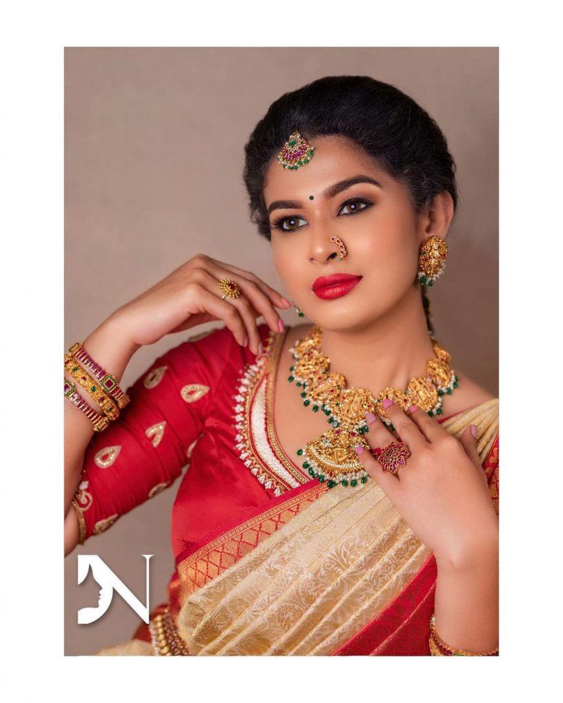 Diamond Jewellery for Half Saree Function - Jewellery Designs